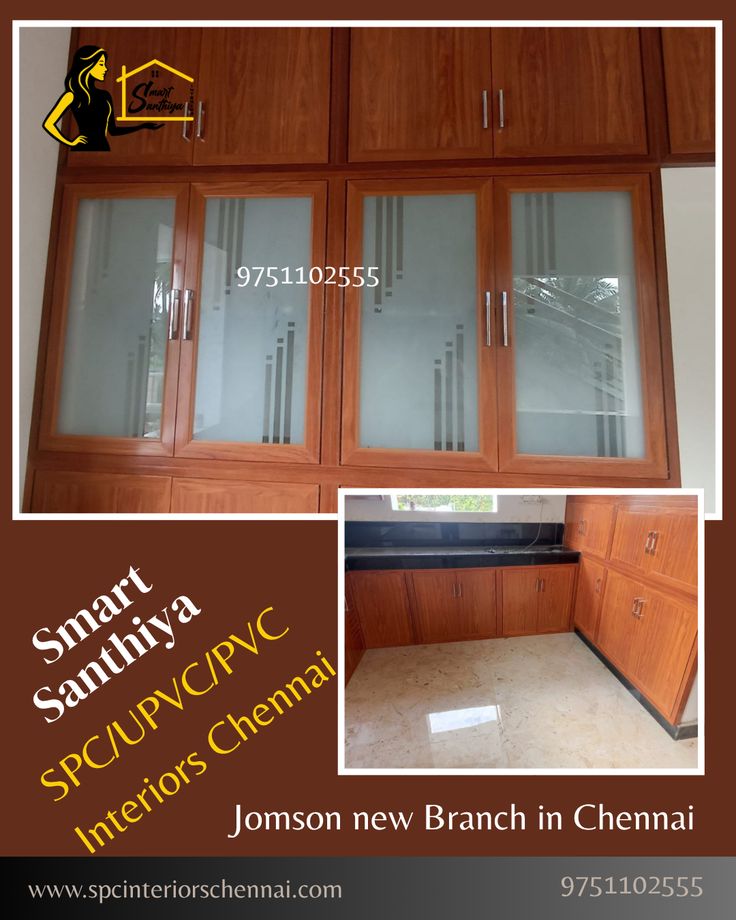 pvc modular kitchen cabinets